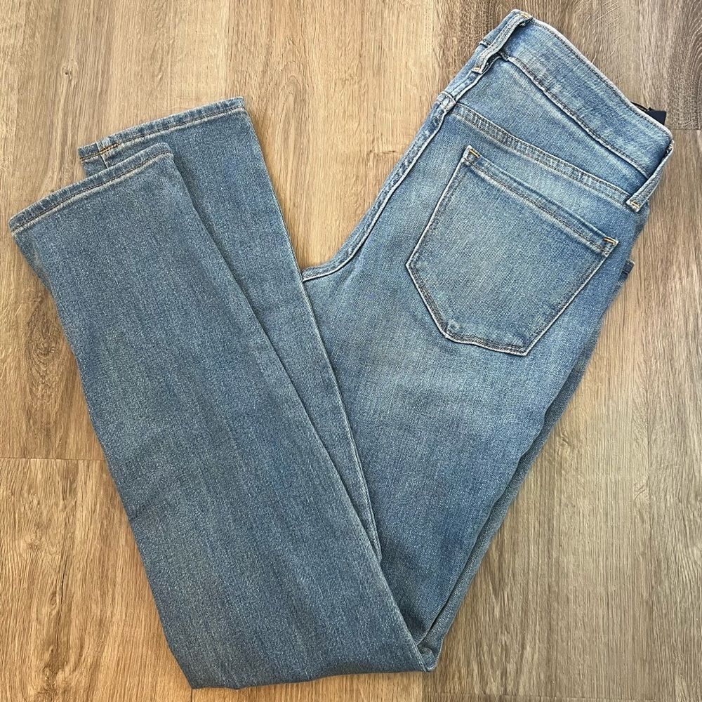 Old Navy Maternity Front Low Panel Power Slim Straight Denim Jeans for Pregnancy